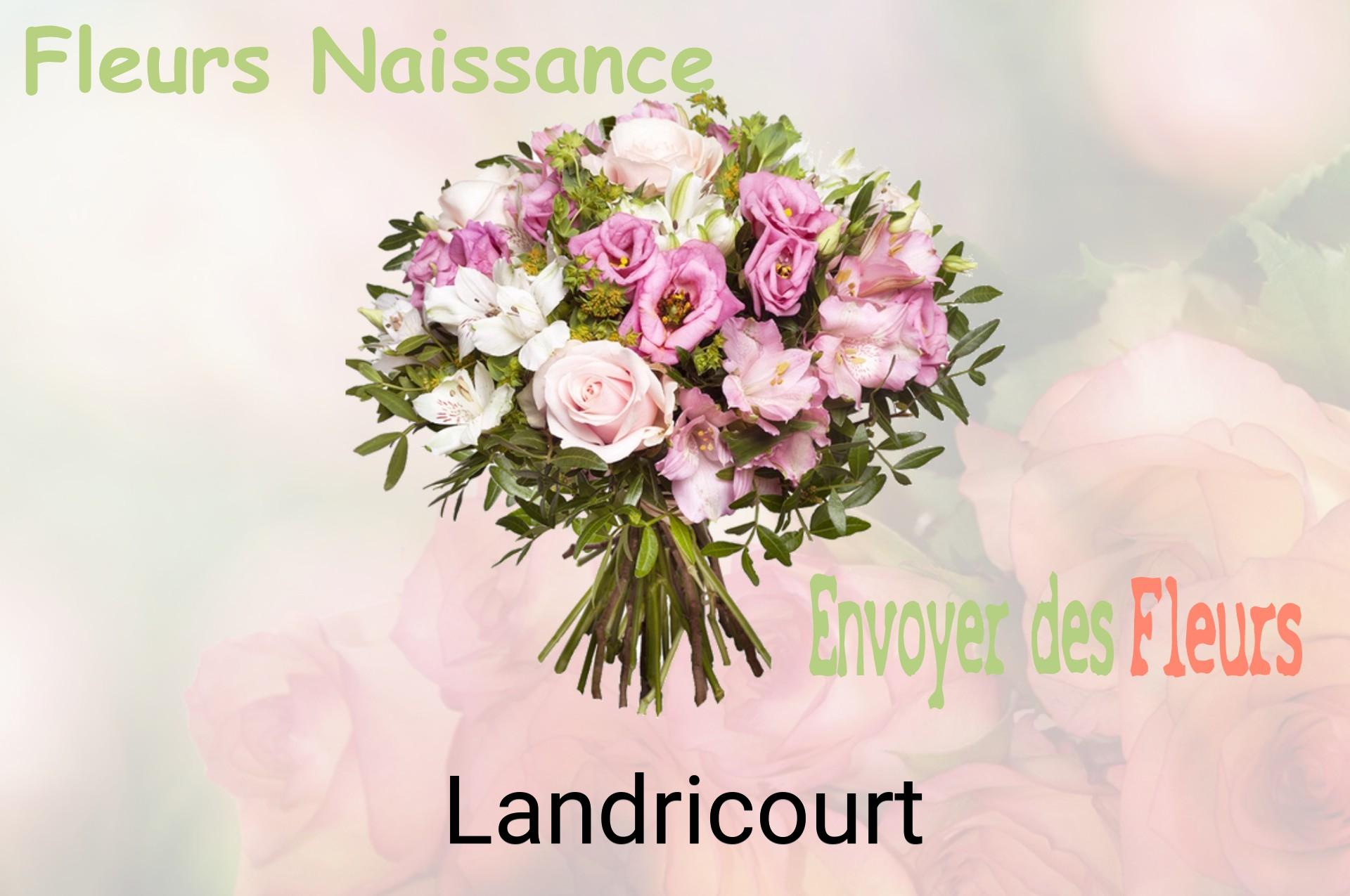 Bouquet de fleurs de naissance livré à Landricourt